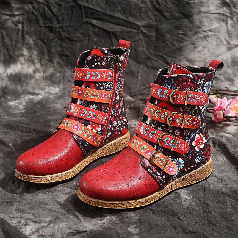 Ethnic And Fashion - Brand Women's Boots 2026 Spring Comfortable