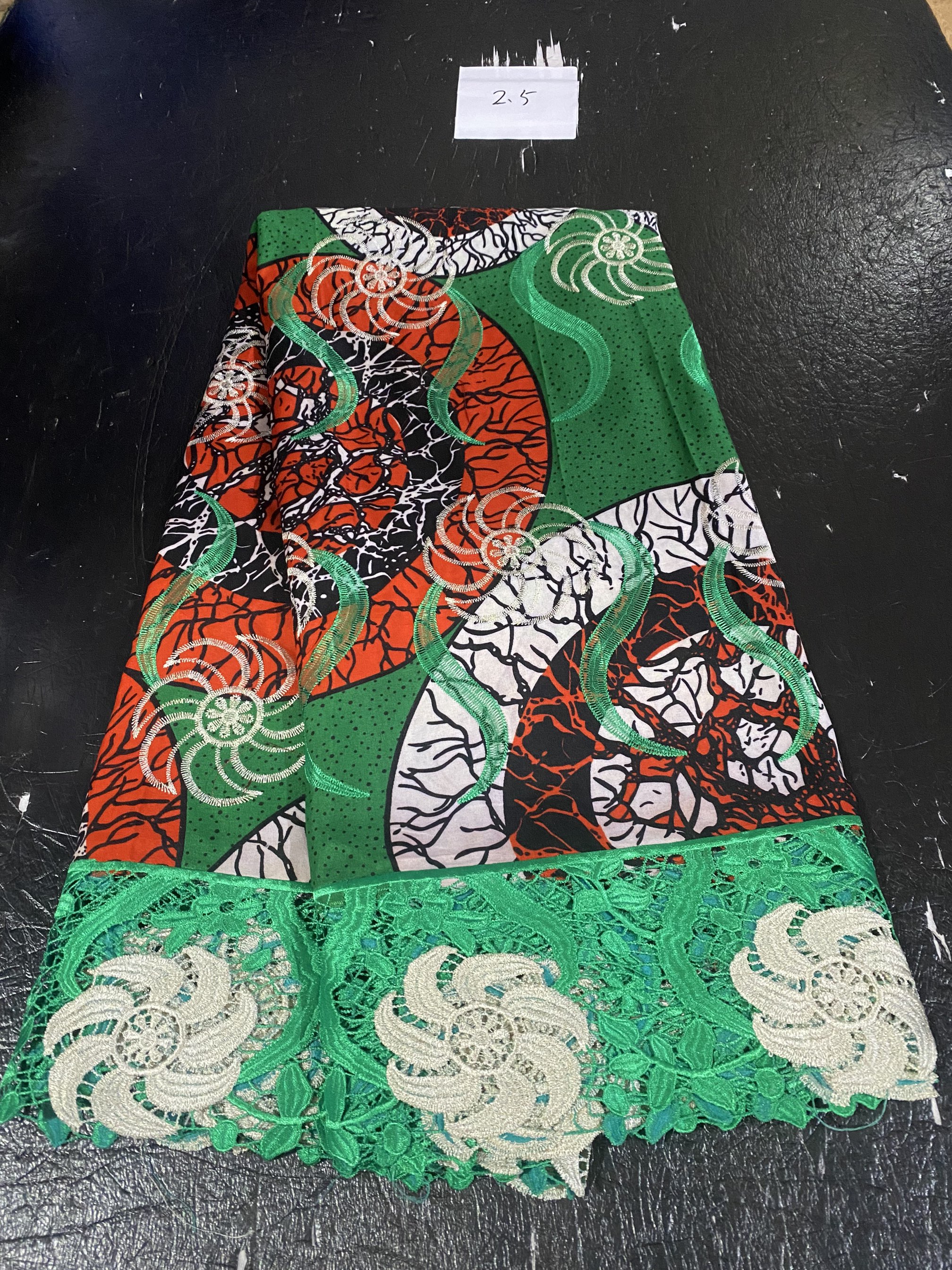 2.5yard African Wax Brocade La - African Ankara Print avaliação e preço