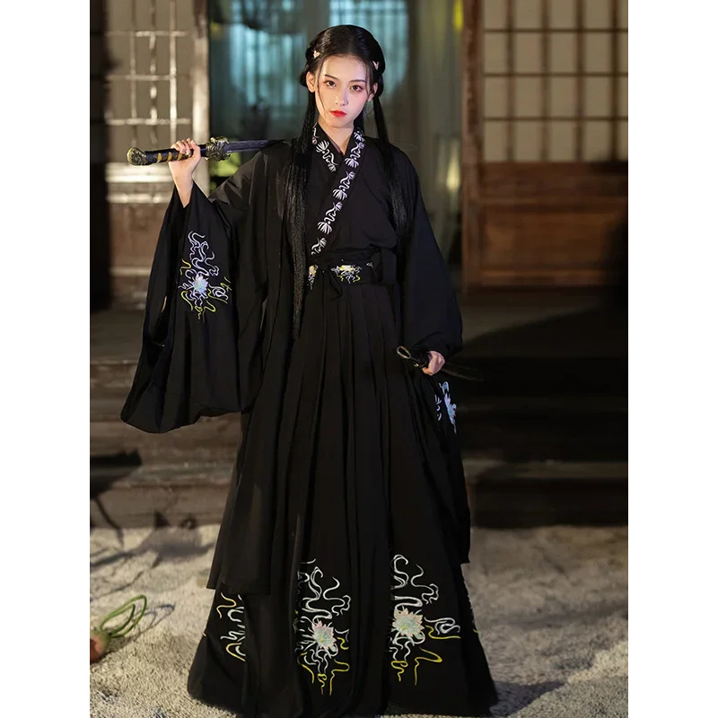 Modern Hanfu Woman Chinese Tra - Hanbok Modern Set avaliação e preço