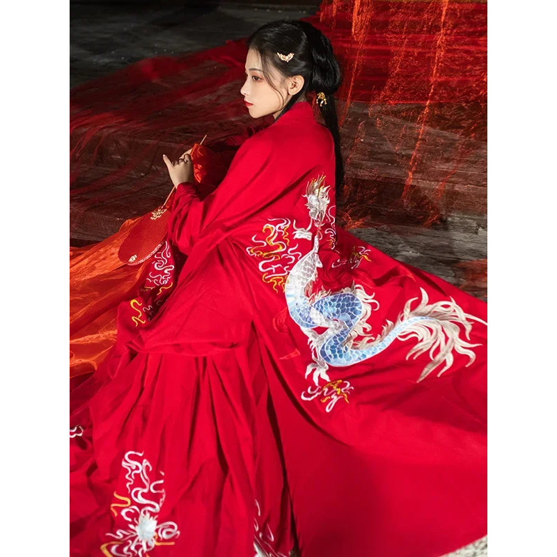 Modern Hanfu Woman Chinese Tra - Hanbok Modern Set avaliação e preço