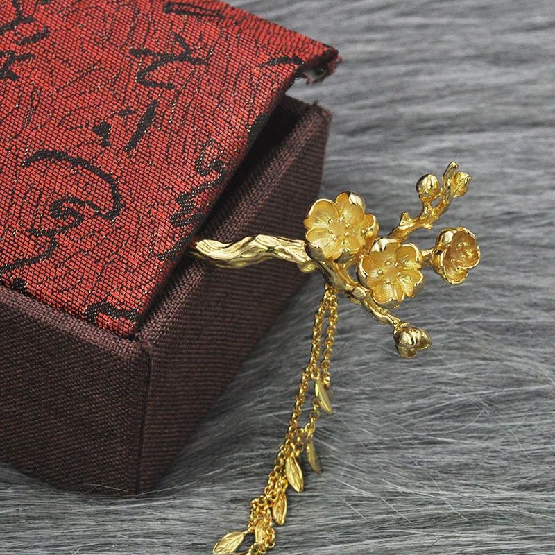 Contemporary Chinese Gold Plat - Ethnic Contemporary Fashion avaliação e preço