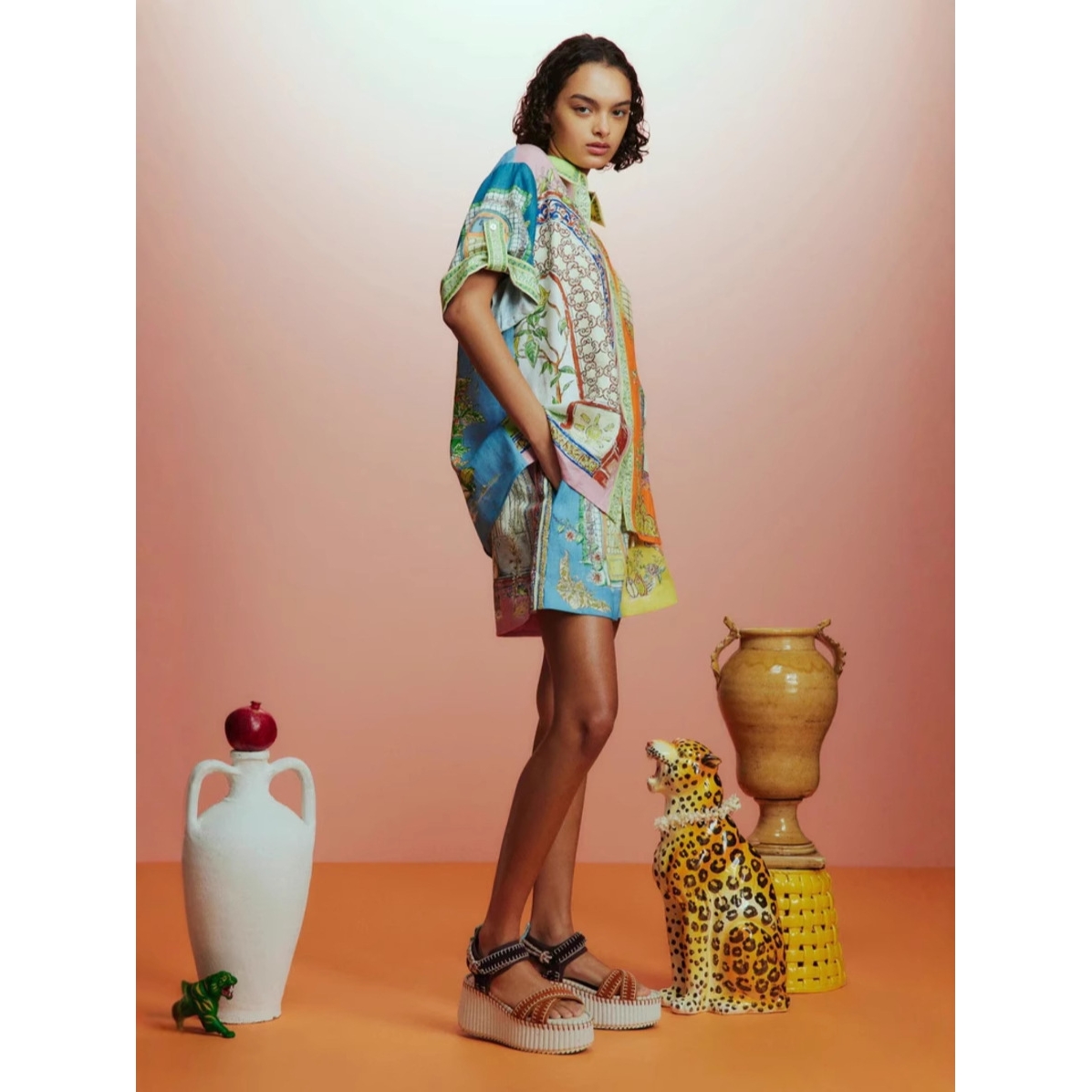 2024 Fashionable Printed Knot- - Ethnic Fashion Wear avaliação e preço