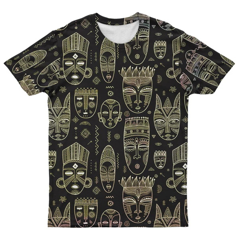 Africa Ethnic T-Shirts African - Dashiki Shirt Men avaliação e preço