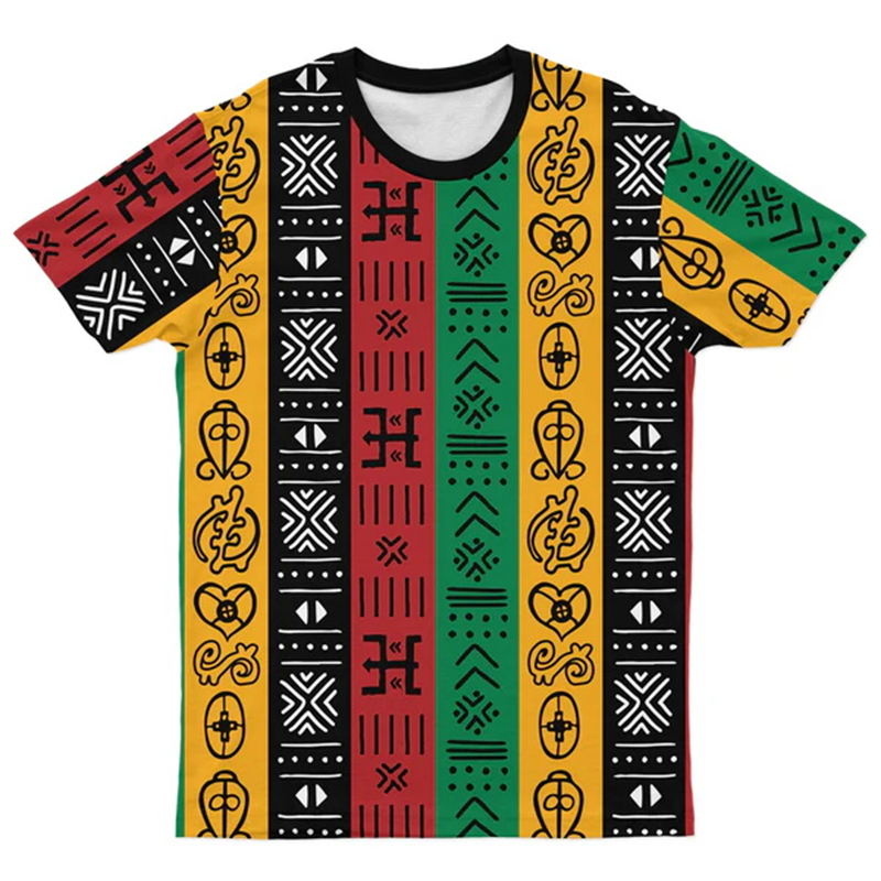 Africa Ethnic T-Shirts African - Dashiki Shirt Men avaliação e preço