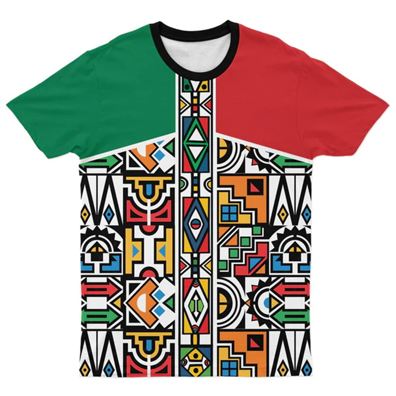 Africa Ethnic T-Shirts African - Dashiki Shirt Men avaliação e preço