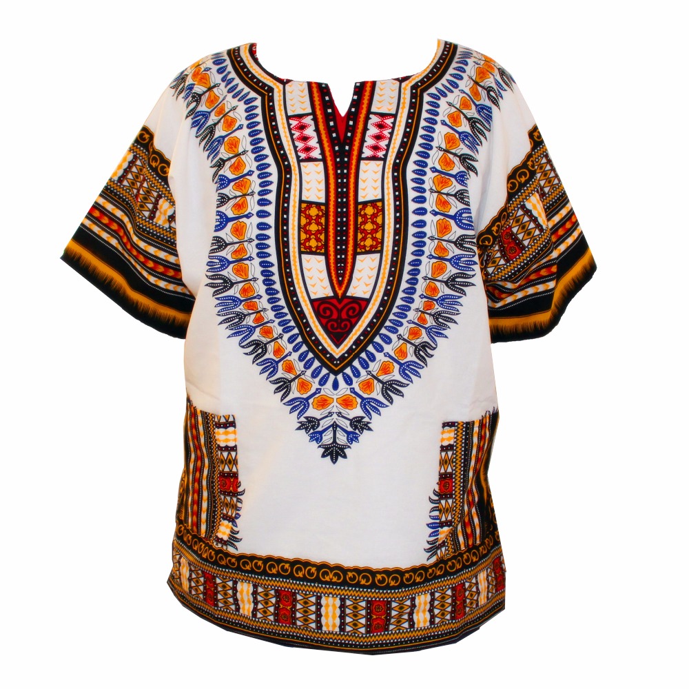 (Fast shipping) New fashion de - Dashiki Shirt Men avaliação e preço