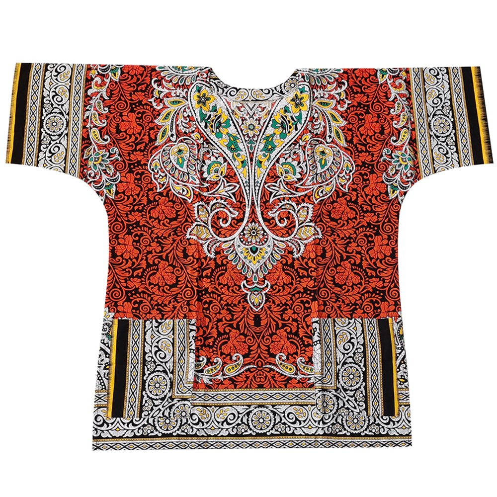 (Fast shipping) New fashion de - Dashiki Shirt Men avaliação e preço