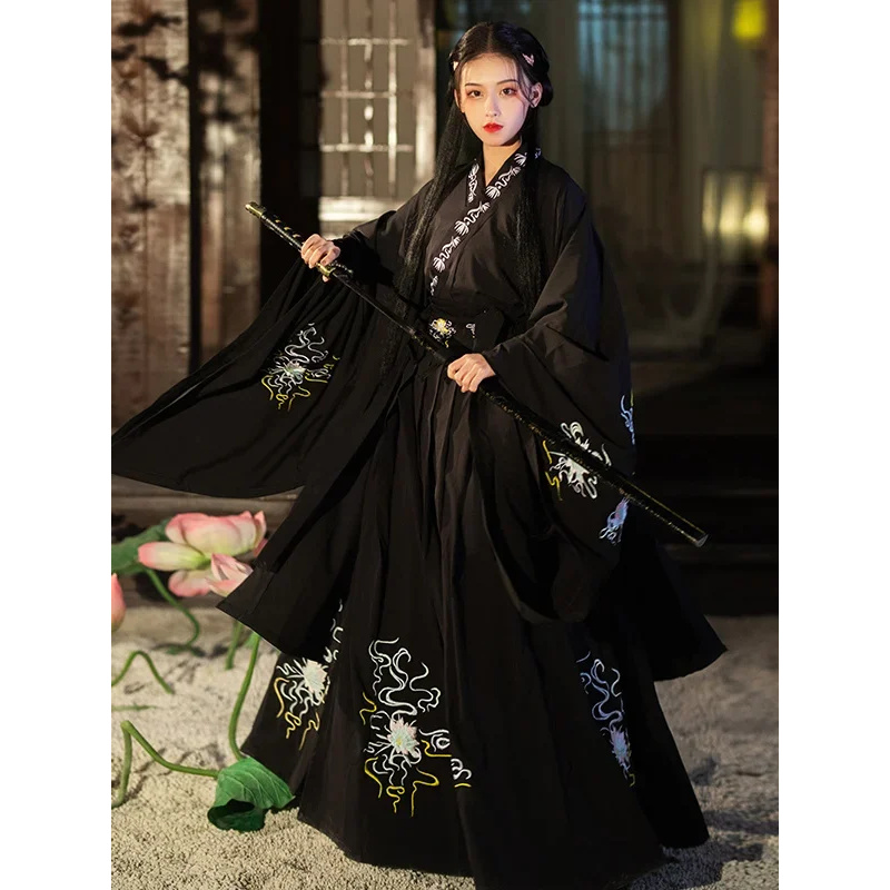 Modern Hanfu Woman Chinese Tra - Hanbok Modern Set avaliação e preço