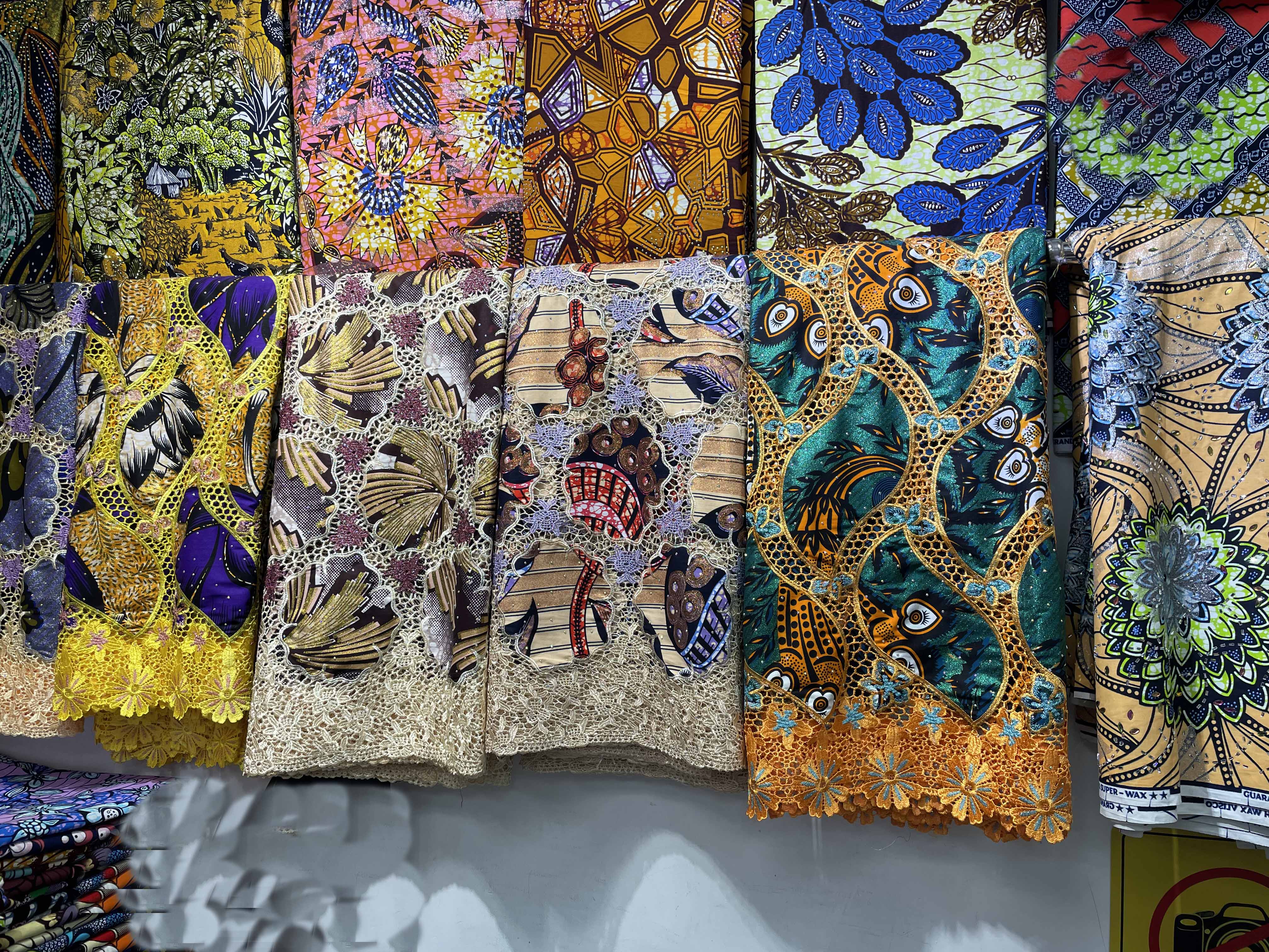 African Heavy Wax Lace Fabric  - African Ankara Print avaliação e preço