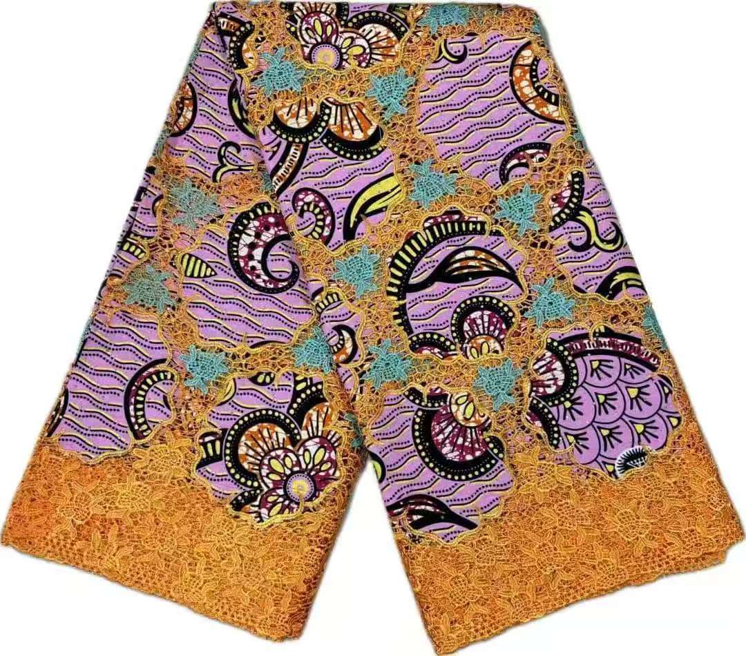 African Heavy Wax Lace Fabric  - African Ankara Print avaliação e preço