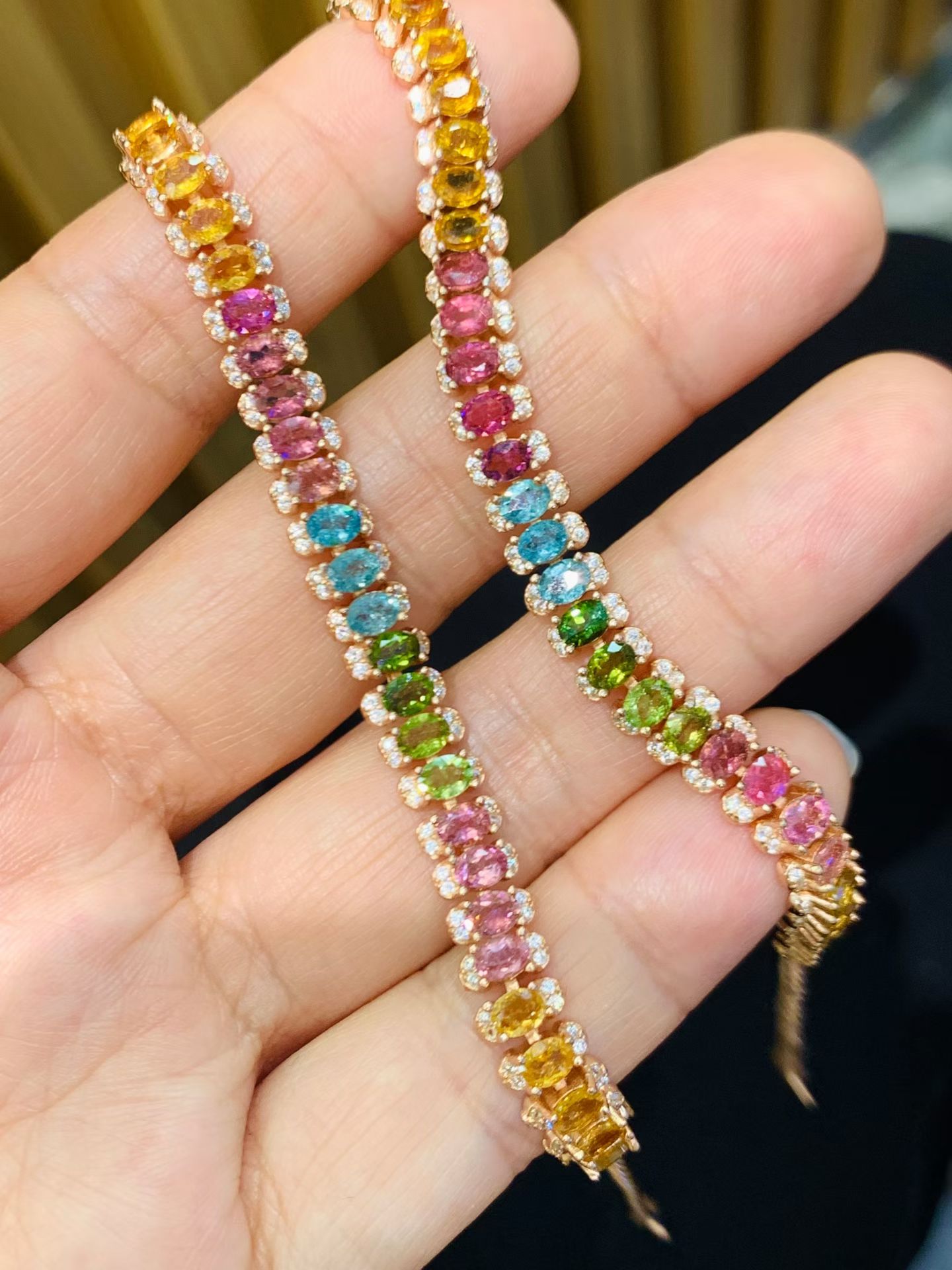 925 Silver Plated 18K Gold Nat - Ethnic Fashion Boutique avaliação e preço