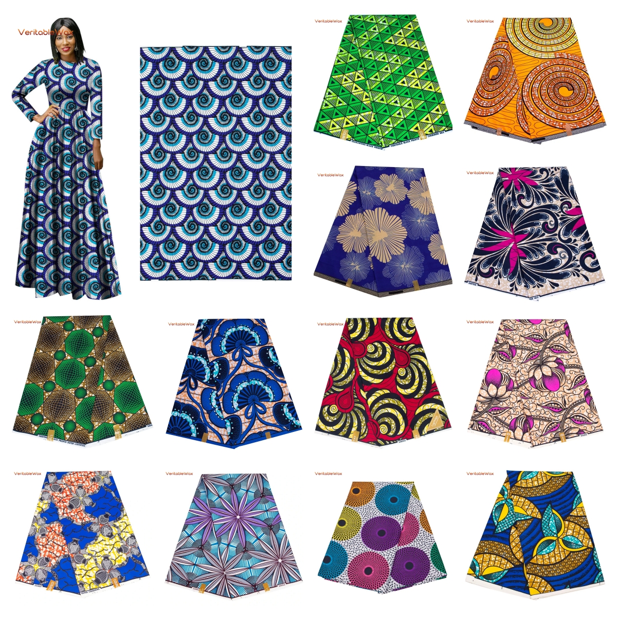 Ankara African Print Batik Pag - African Ankara Print avaliação e preço