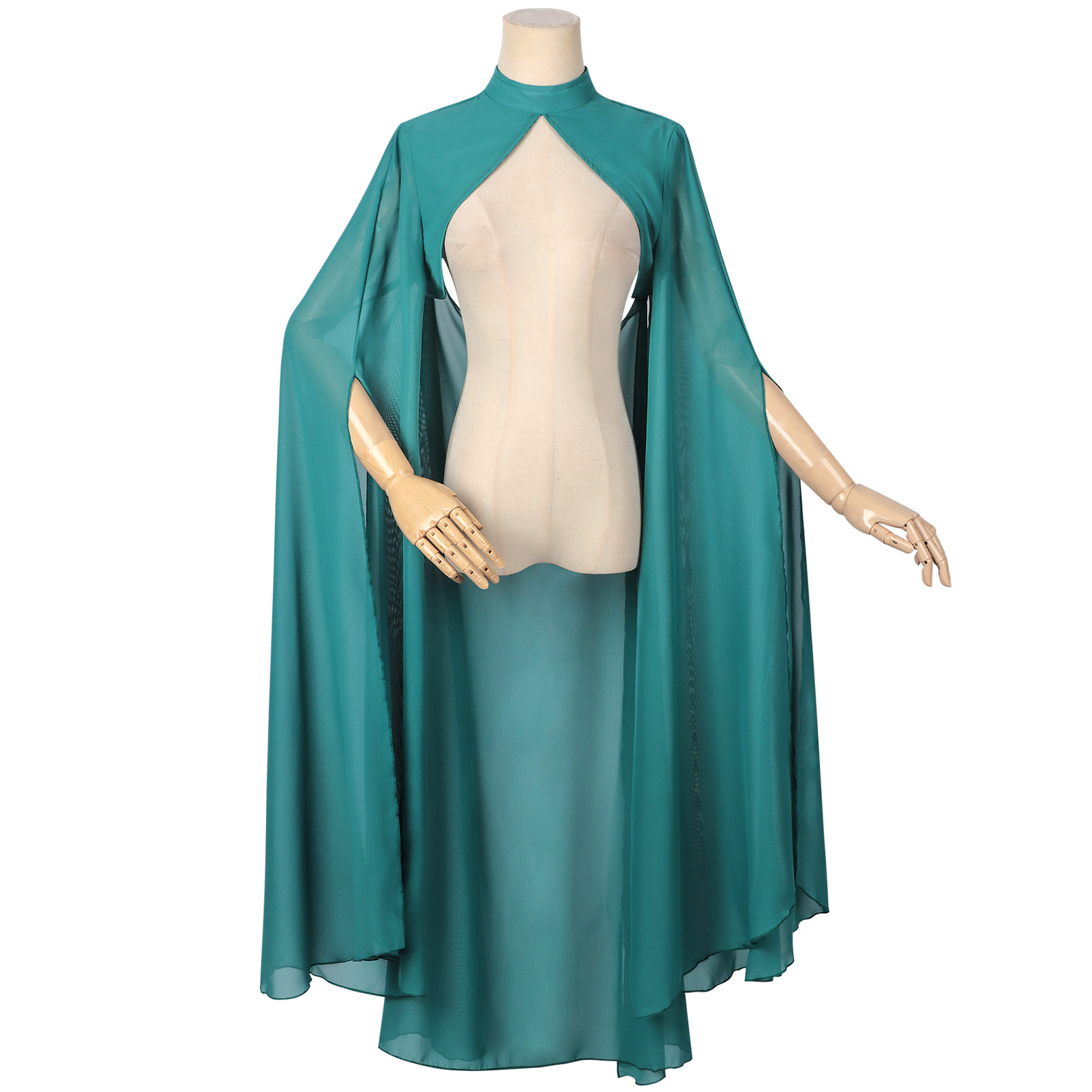 Ladies Green Chiffon Shawl Got - Ethnic Fashion Wear avaliação e preço