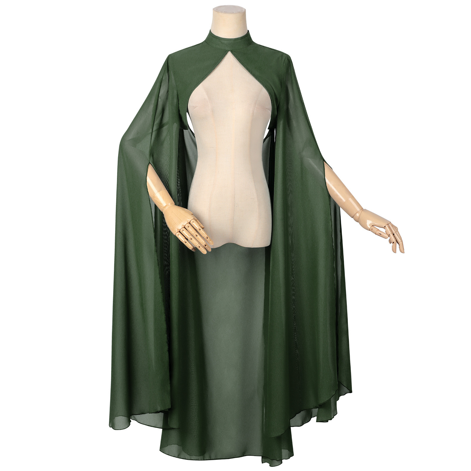 Ladies Green Chiffon Shawl Got - Ethnic Fashion Wear avaliação e preço