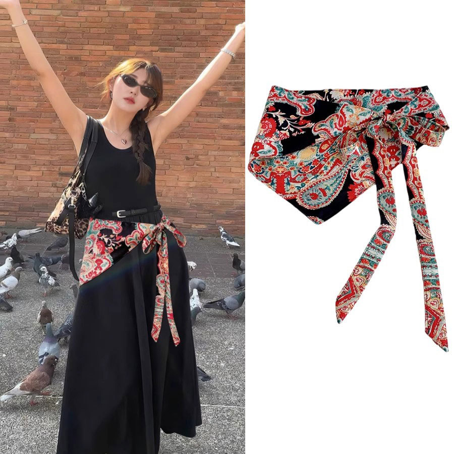 Cashew flower triangular scarf - Ethnic Fashion Wear avaliação e preço