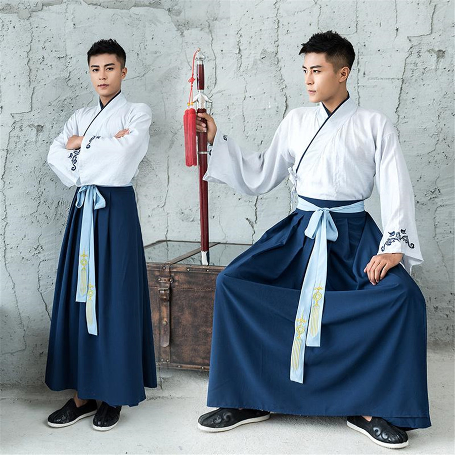 Hanfu Men Chinese Traditional  - Hanbok Modern Set avaliação e preço