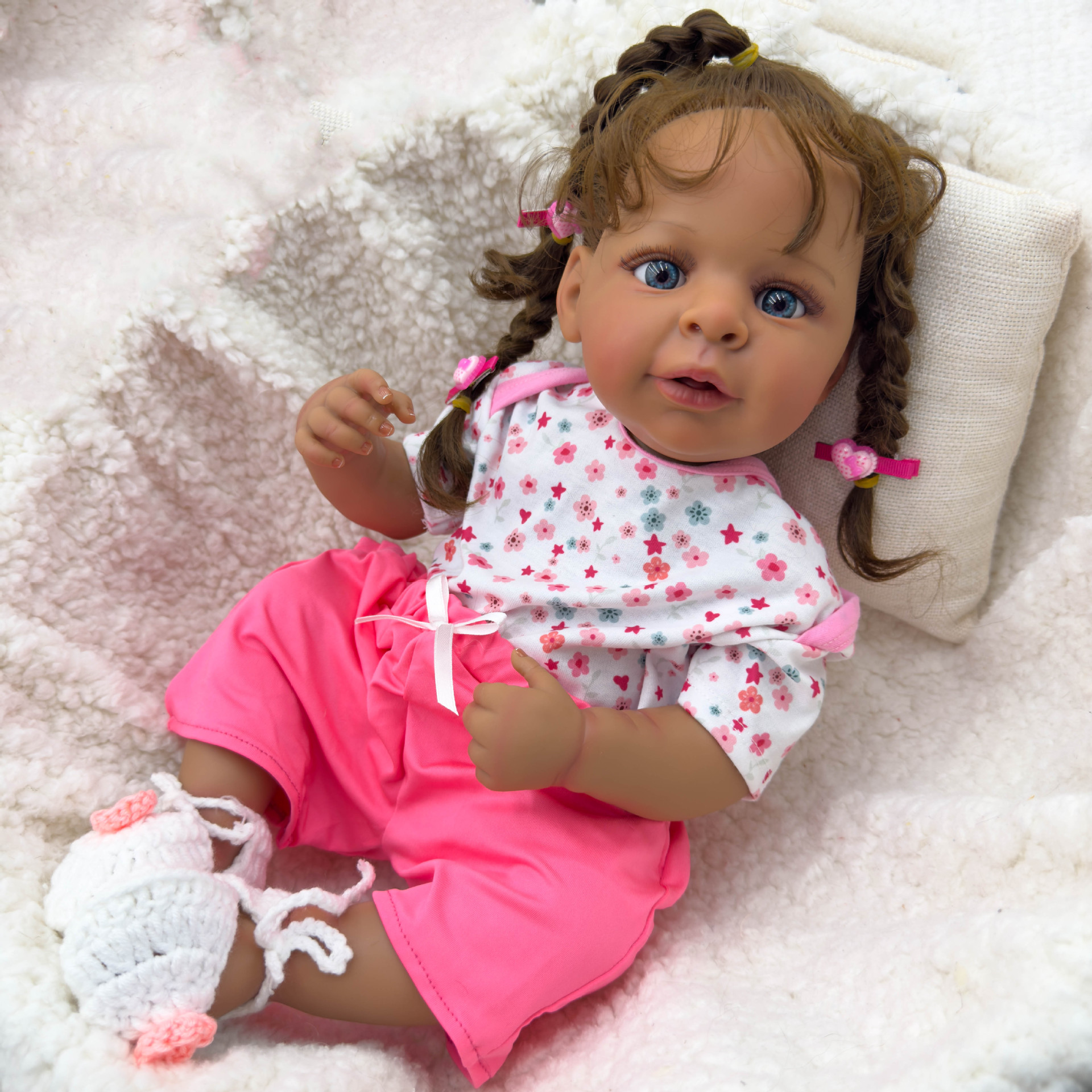 Dark Skin Jaylan bebe Doll Reb - Ethnic Fashion Model avaliação e preço
