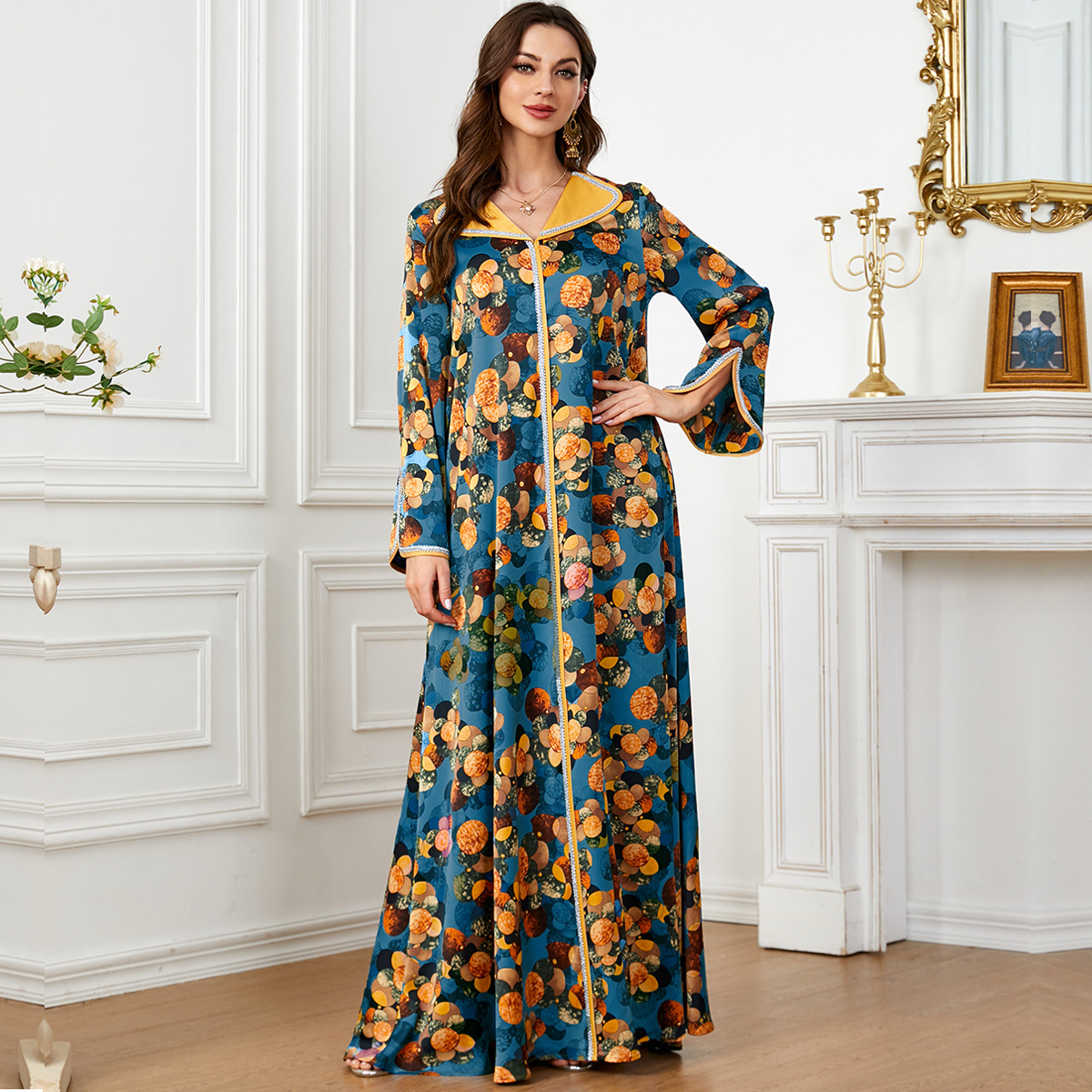 Fashionable Printed Dress Trav - Ethnic Fashion Wear avaliação e preço