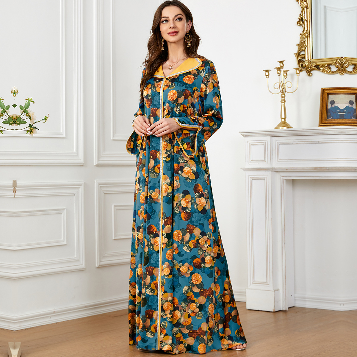 Fashionable Printed Dress Trav - Ethnic Fashion Wear avaliação e preço
