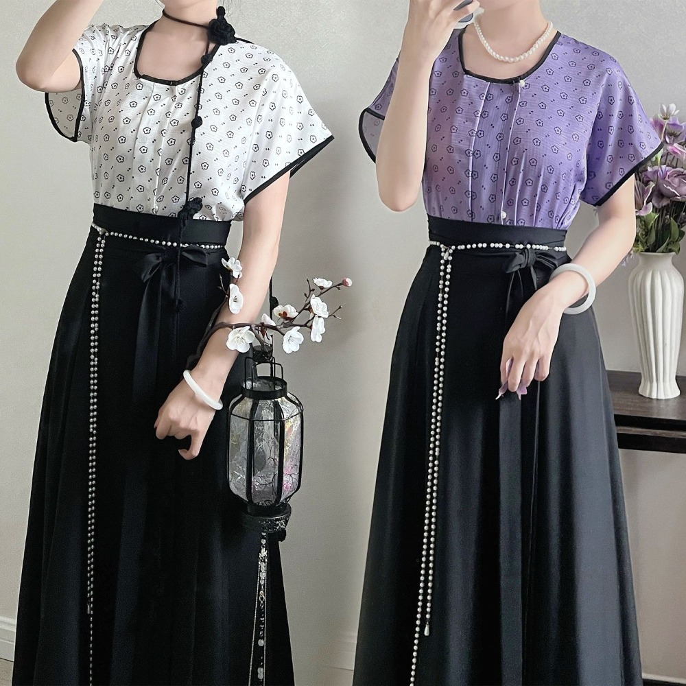 Tang Dynasty Hanfu Set - Women - Hanbok Modern Set avaliação e preço