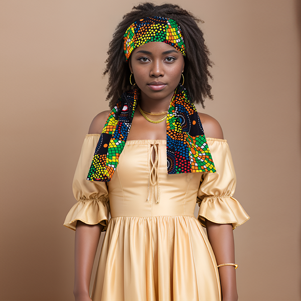 African Printed Headband for W - African Ankara Print avaliação e preço