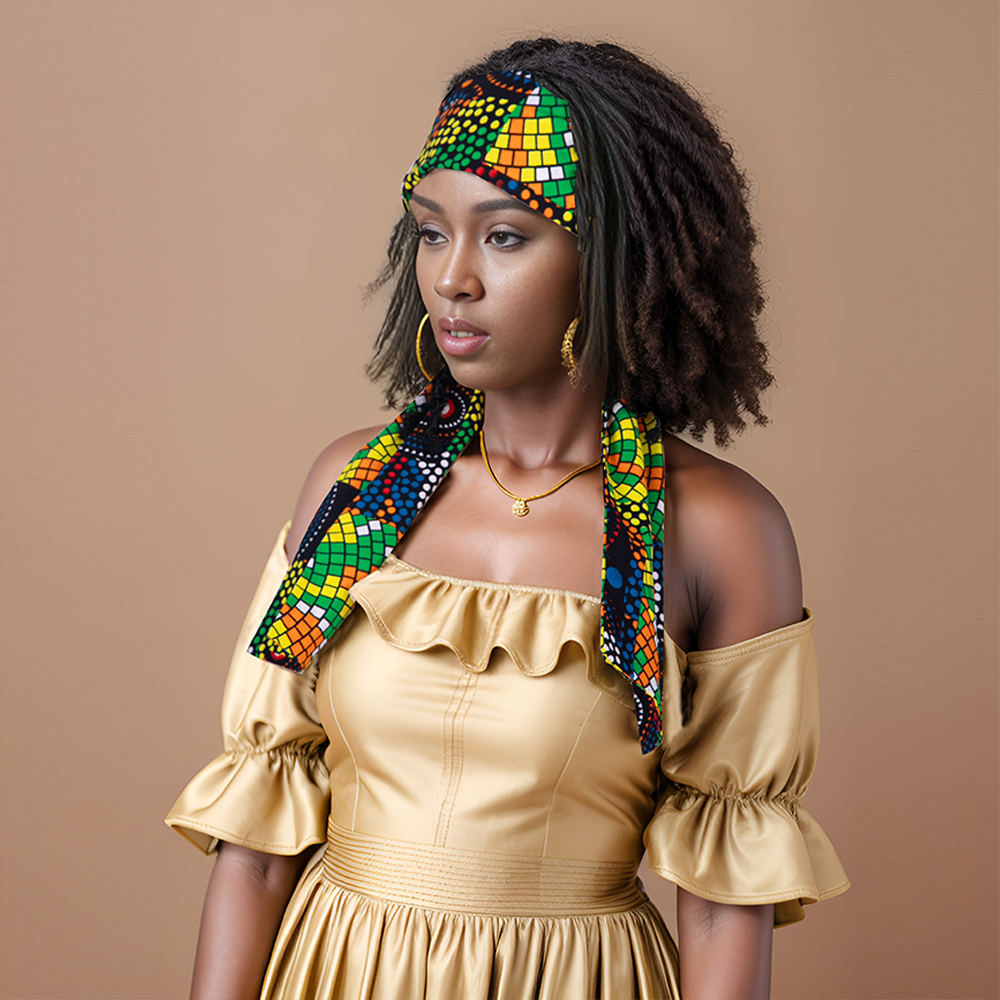 African Printed Headband for W - African Ankara Print avaliação e preço