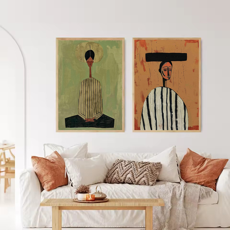 Fashion Abstract African Figur - Ethnic Contemporary Fashion avaliação e preço