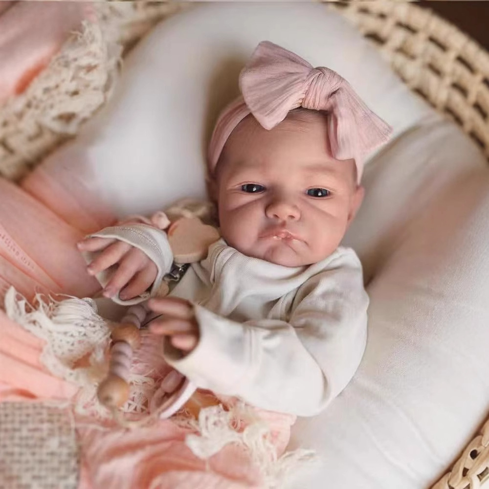 48CM Reborn Silicone Dolls Aug - Ethnic Fashion Model avaliação e preço