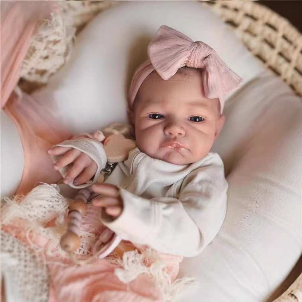 48CM Reborn Silicone Dolls Aug - Ethnic Fashion Model avaliação e preço