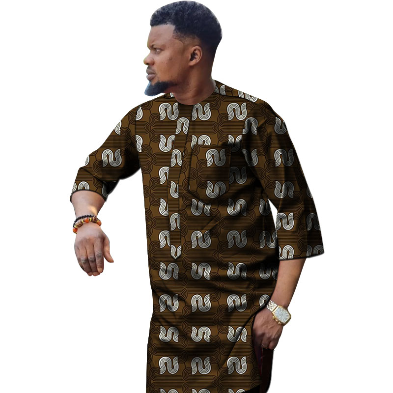 Nigerian Fashion Men's Shirt 3 - Dashiki Shirt Men avaliação e preço