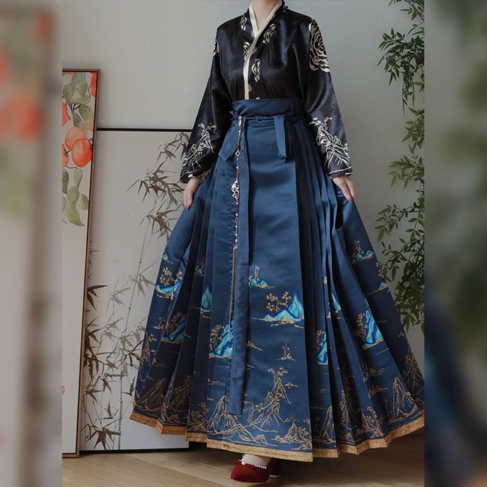 Original Ming Dynasty Hanfu Se - Hanbok Modern Set avaliação e preço