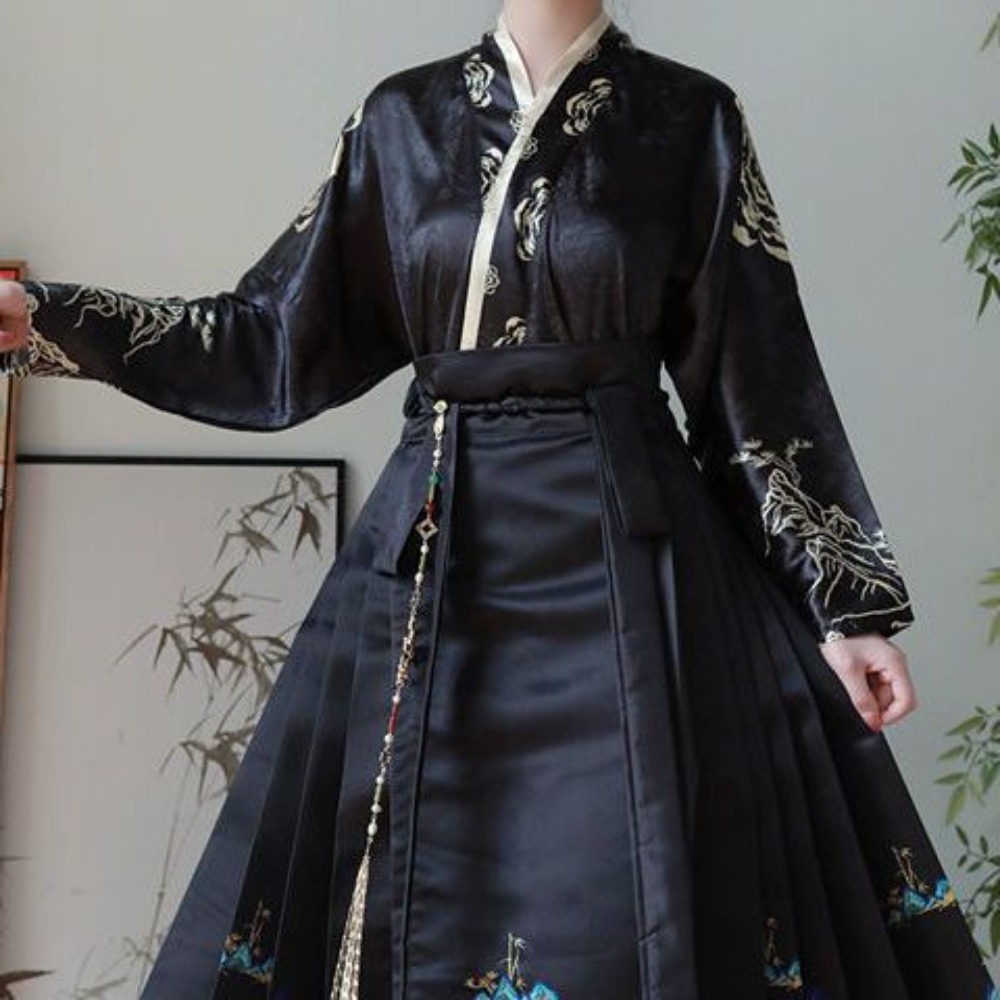 Original Ming Dynasty Hanfu Se - Hanbok Modern Set avaliação e preço