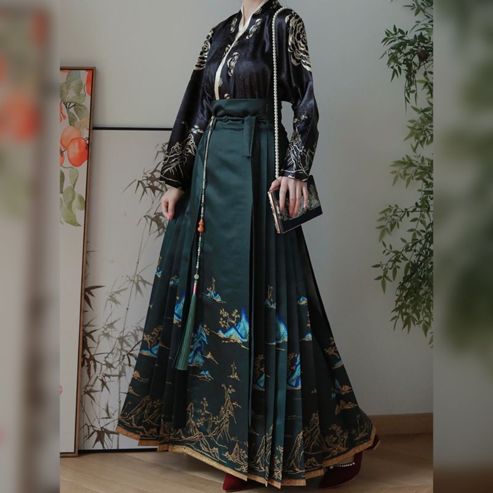 Original Ming Dynasty Hanfu Se - Hanbok Modern Set avaliação e preço