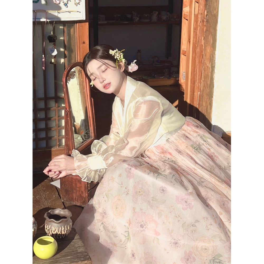 Women's Hanbok Korean Traditio - Hanbok Modern Set avaliação e preço