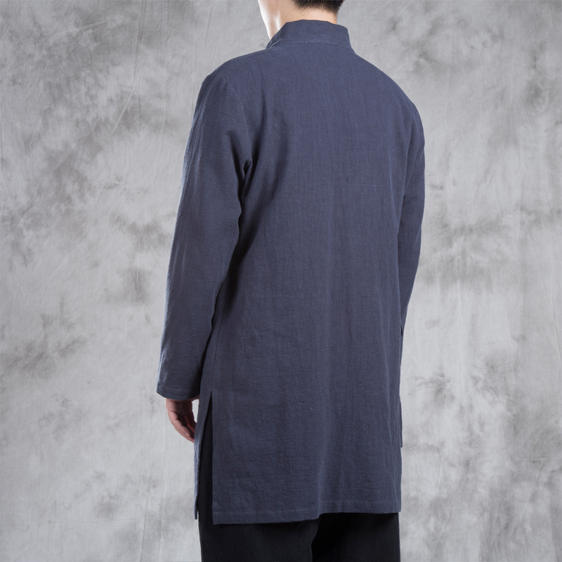 Men's Hanfu Long Robe Jacket L - Ethnic Fashion Wear avaliação e preço