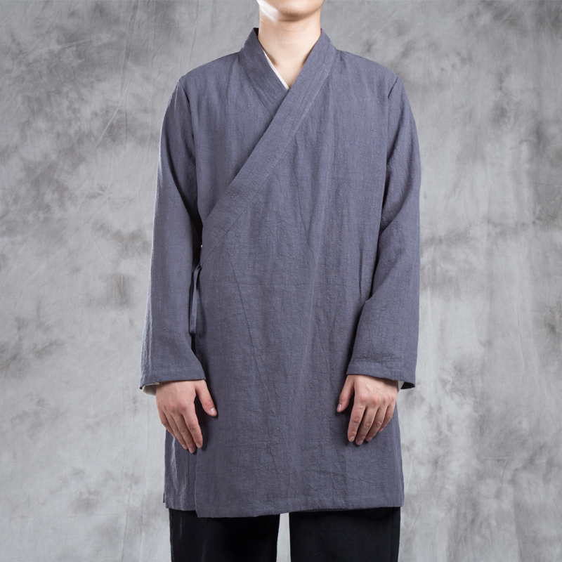 Men's Hanfu Long Robe Jacket L - Ethnic Fashion Wear avaliação e preço