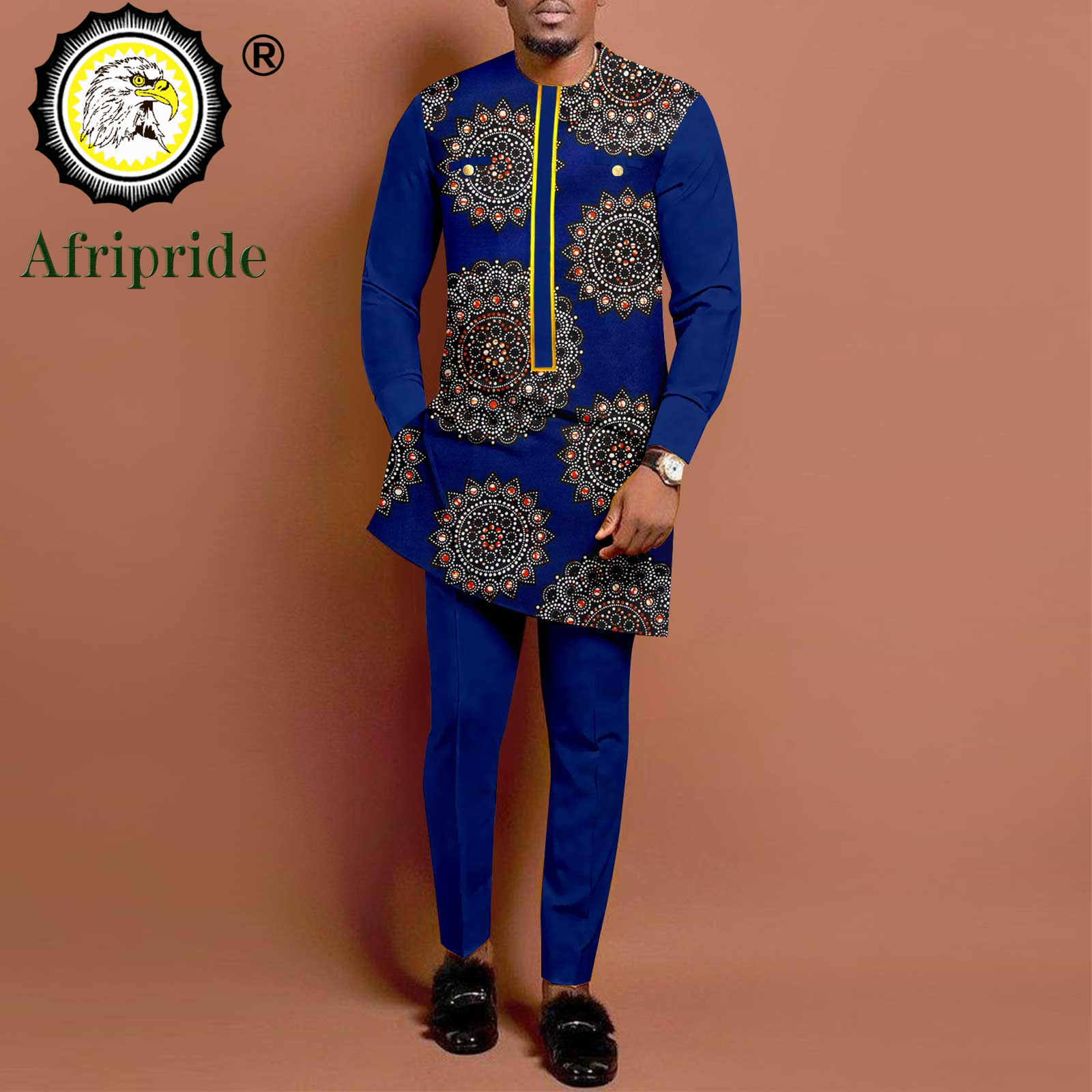 African Suits for Men Long Sle - Dashiki Shirt Men avaliação e preço