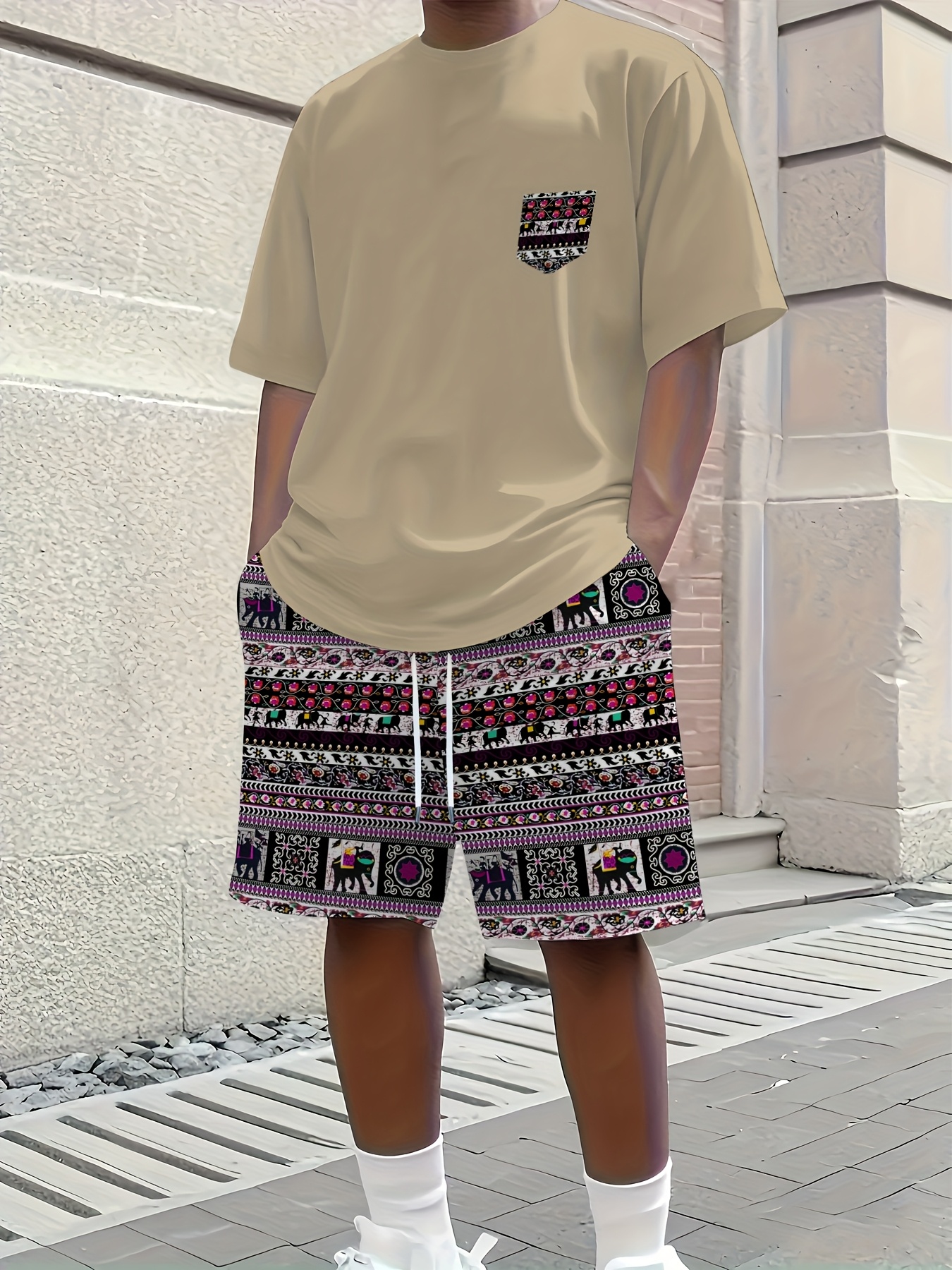 2026 Summer New Men's Short-Sl - Ethnic And Fashion avaliação e preço