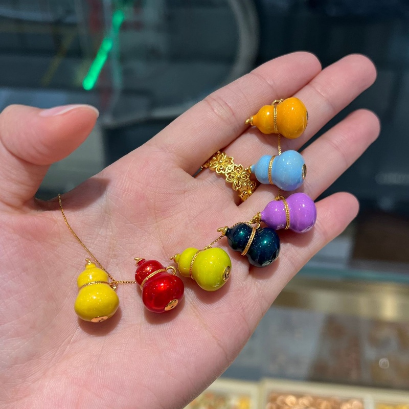 LABB Real 18K gold gourd penda - Ethnic Fashion Boutique avaliação e preço