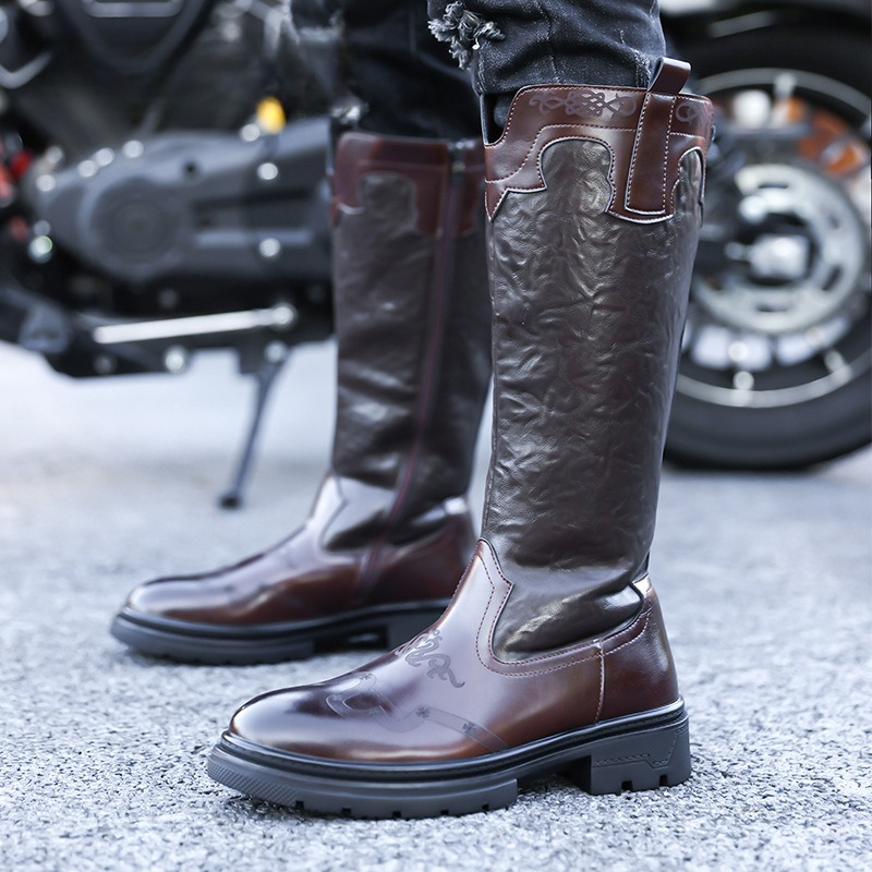 Men's Mid-calf Boots High Qual - Ethnic And Fashion avaliação e preço