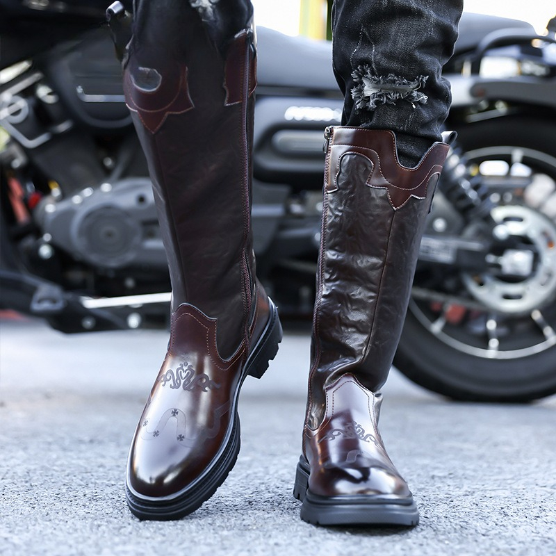 Men's Mid-calf Boots High Qual - Ethnic And Fashion avaliação e preço
