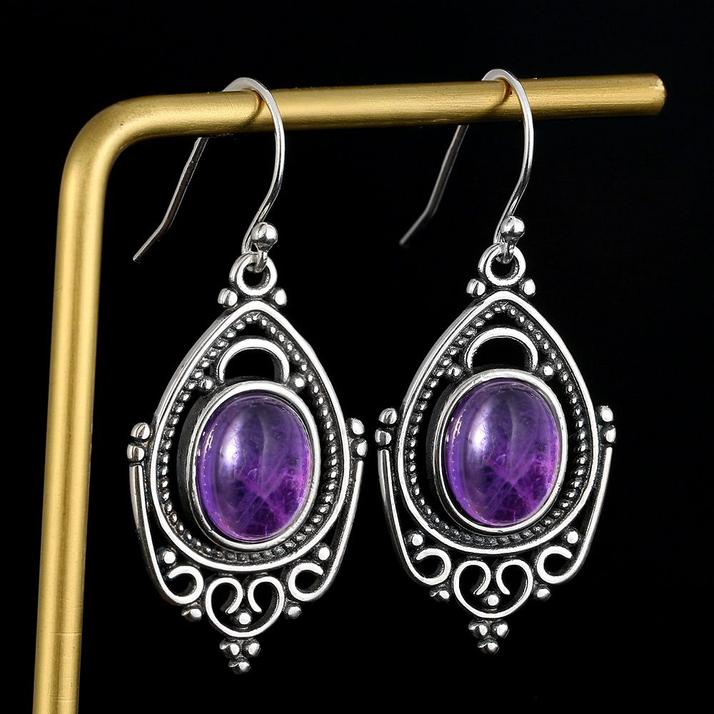 S925 Silver Earrings Jewelry 8 - Ethnic Fashion Boutique avaliação e preço