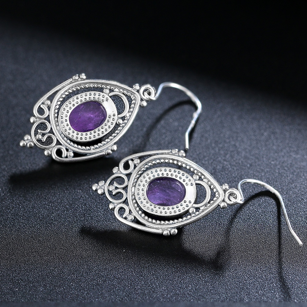 S925 Silver Earrings Jewelry 8 - Ethnic Fashion Boutique avaliação e preço