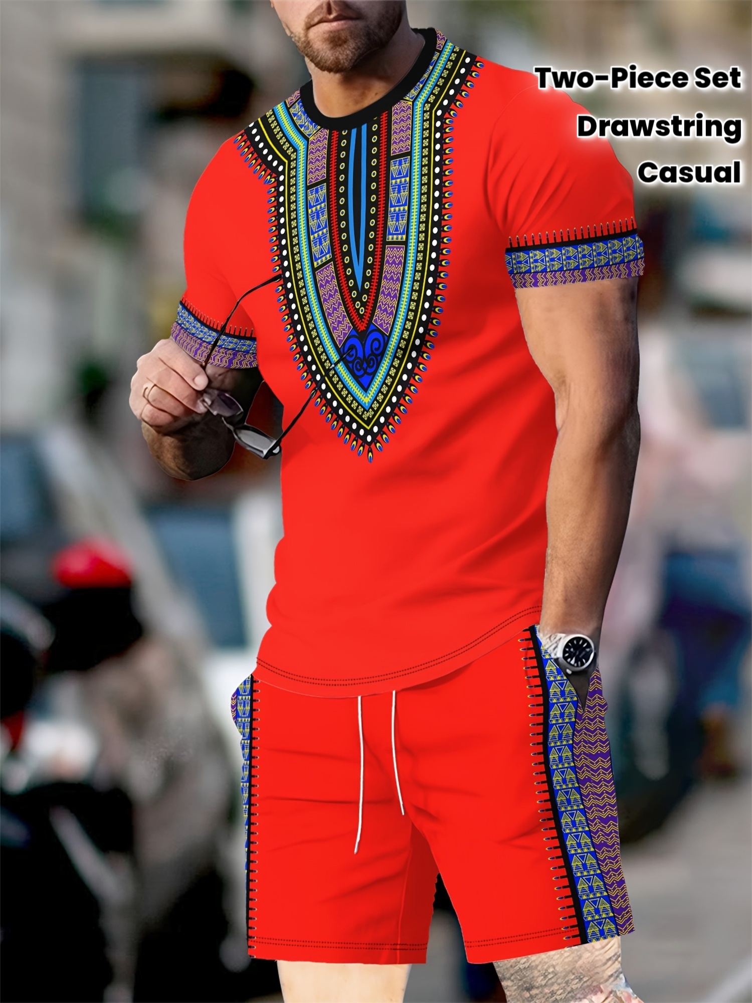 New Men's Suits African Dashik - Dashiki Shirt Men avaliação e preço
