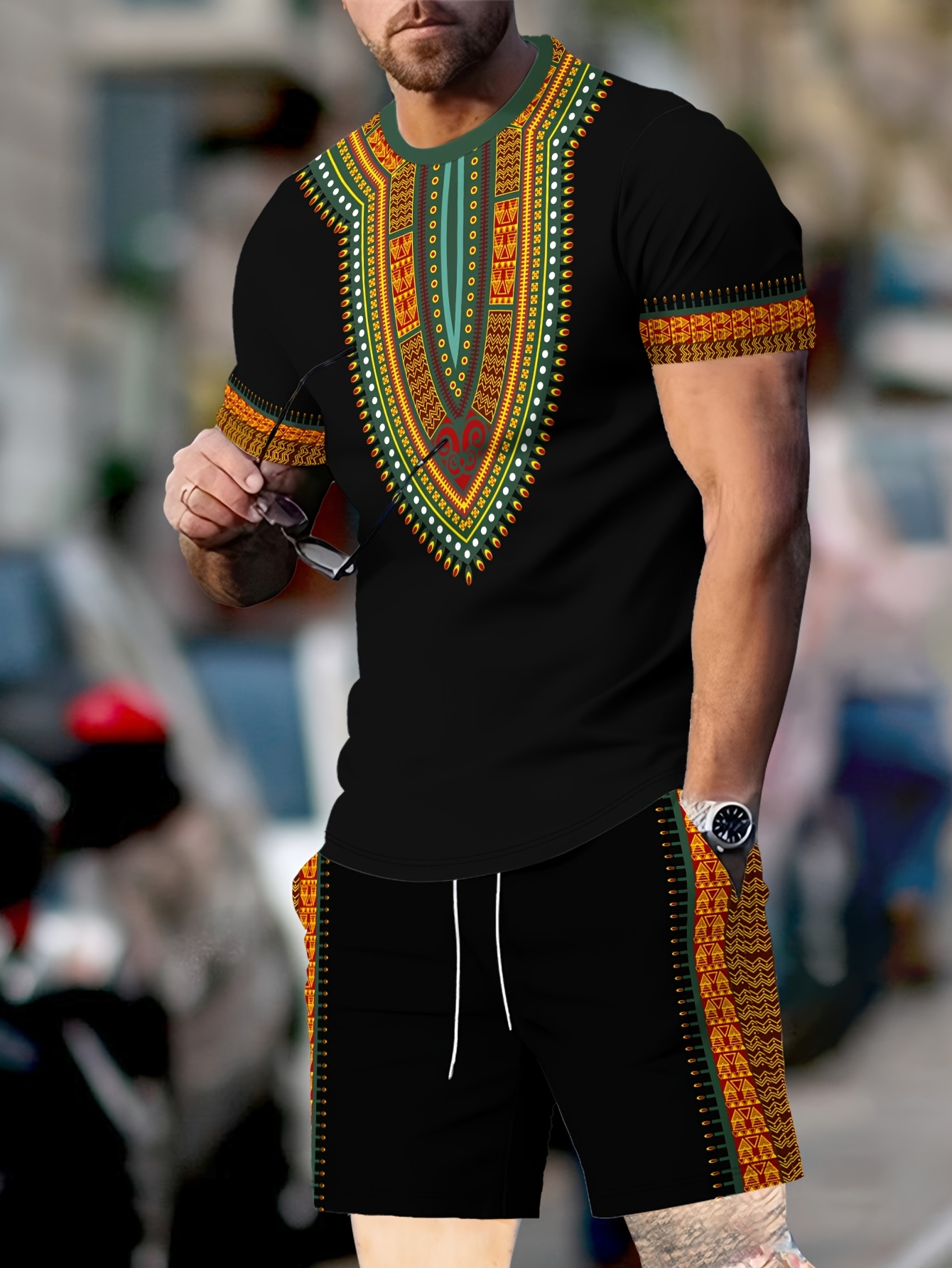New Men's Suits African Dashik - Dashiki Shirt Men avaliação e preço