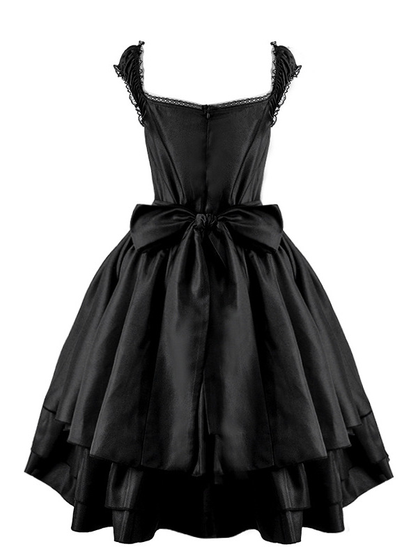 Black Lolita Dress Halloween C - Ethnic Fashion Wear avaliação e preço