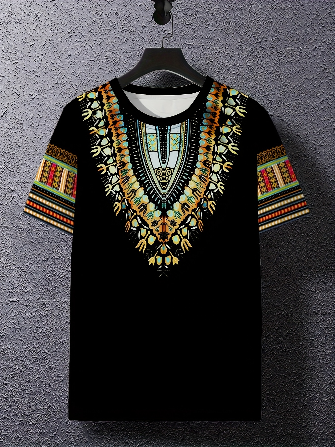 Summer Retro Ethnic Pattern T- - Ethnic Fashion Boutique avaliação e preço