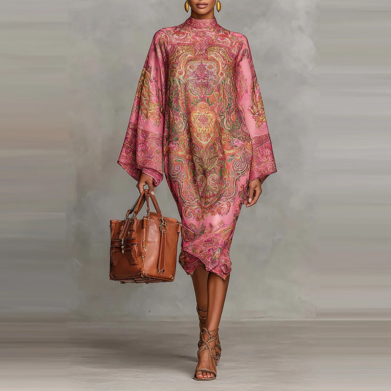 Horn sleeve loose casual holid - Ethnic Fashion Runway avaliação e preço