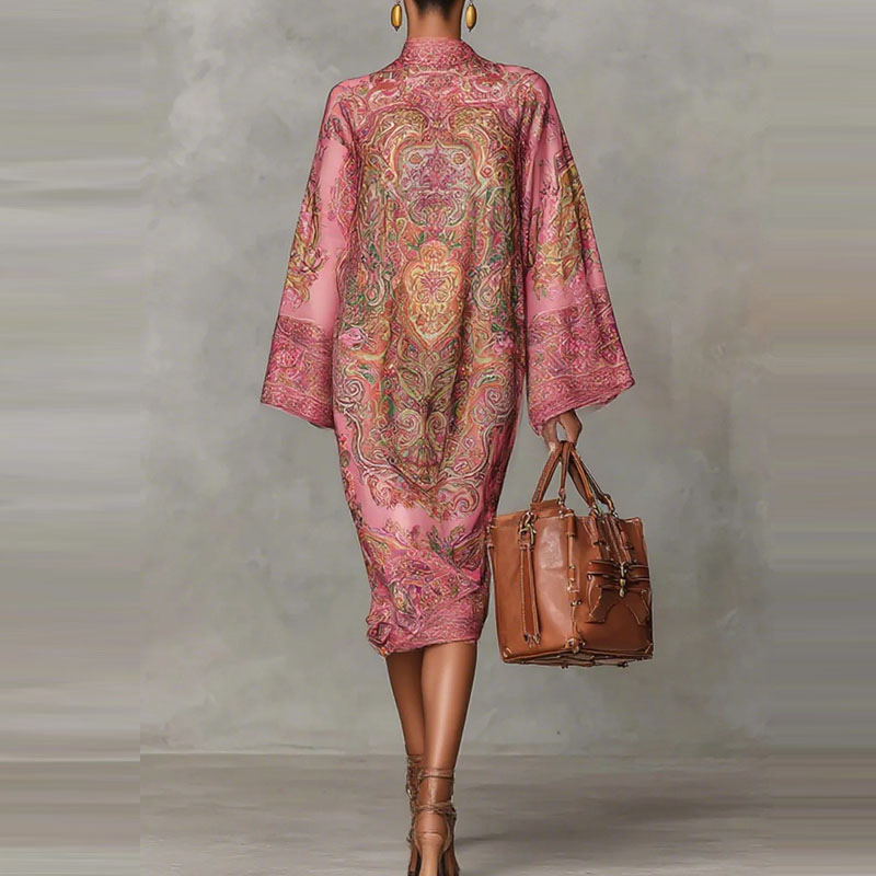 Horn sleeve loose casual holid - Ethnic Fashion Runway avaliação e preço