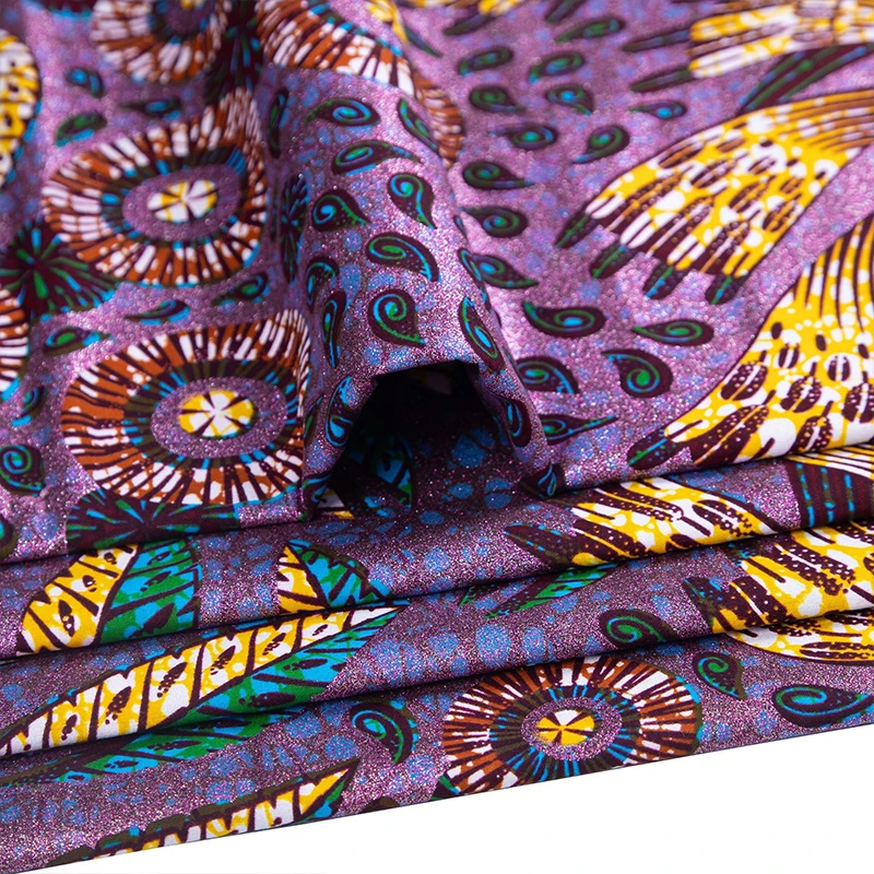 Cotton African Flash Gold Prin - African Ankara Print avaliação e preço